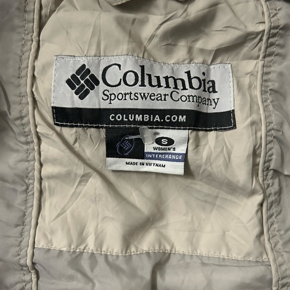 COLUMBIA Interchange 3 in 1 Women OMNI-TECH Waterproof Windproof Jacket Size S - Picture 5 of 8